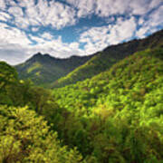 Great Smoky Mountains Gatlinburg Tn Spring Scenic Landscape Art Print