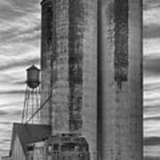 Great Western Sugar Mill Longmont Colorado Bw Art Print