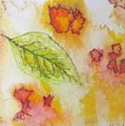 Green Leaf Of Fall Art Print