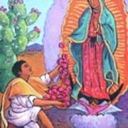 Guadalupe And Juan Diego Art Print
