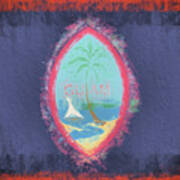 Guam Flag Art Print