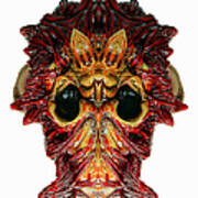 Halloween Mask 01214 Art Print