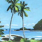 Hana Bay Maui Art Print