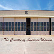 Hangar S - The Crucible Of American Manned Spaceflight Art Print