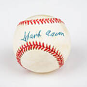 Hank Aaron Baseball Art Print