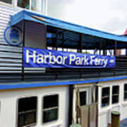 Harbor Park Ferry 3 Art Print