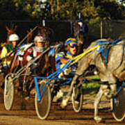 Harness Racing 11 Art Print