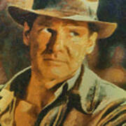Harrison Ford As Indiana Jones Art Print