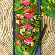 Hawaii Pahole Fern Salad Art Print