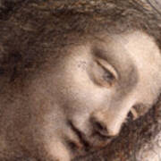 Head Of The Virgin Mary Art Print