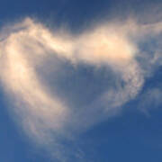 Heart Cloud Photograph Art Print