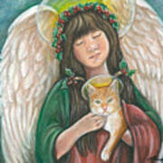 Heavenly Kitty Art Print