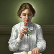 Helen Keller Art Print