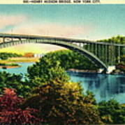 Henry Hudson Bridge Postcard Art Print