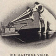 His Masters Voice, Originally Art Print
