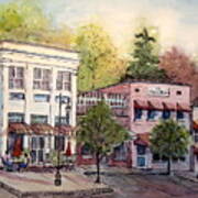 Historic Blue Ridge Shops Art Print