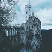 Historic Lichtenstein Castle Art Print