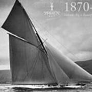 History 1870 -1930 America's Cup Art Print