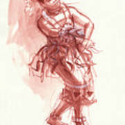 Hiva, Dancer Of Tonga Art Print