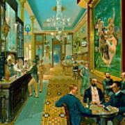 Hoffman House Bar 1890 Art Print