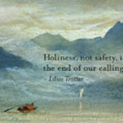 Holiness, Not Safety Art Print