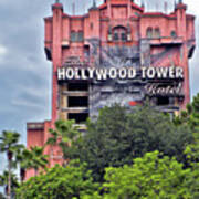 Hollywood Tower Hotel Walt Disney World Mp Art Print