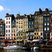 Honfleur Seaside Art Print