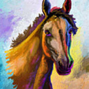 Horse Head Art Print