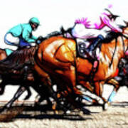 Horse Racing Dreams 4 Art Print