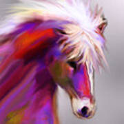 Horse True Colors Art Print