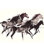 Horses4 Mug Art Print