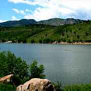 Horsetooth Reservoir Summer Art Print