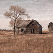 House On The Wyoming Plains Art Print