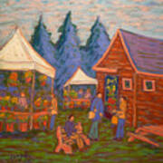 Hubbards Farm Market Art Print