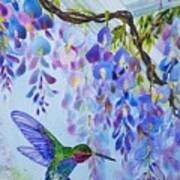 Hummingbird Fantasy Art Print