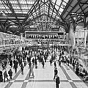 Hustle And Bustle At Liverpool Street Station Art Print