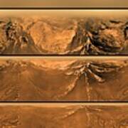 Huygen Probes View Of Titan Art Print