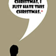 I Don't Hate Christmas - Mad Men Poster Don Draper Quote Art Print