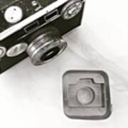 Camera Cookie Cutter Art Print