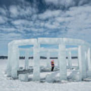 Icehenge Art Print