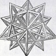 Icosaedron Elevatum Vacuum Art Print