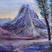Icy Mountain Art Print