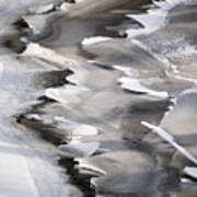 Icy Shoreline Art Print