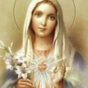 Immaculate Heart Of Mary Art Print