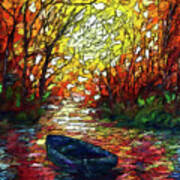 Impression Sunset Print From Olena Art Original Oil Painting #pixels Art Print