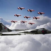 In Formation With Xh558 Art Print