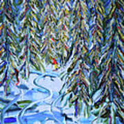 In The Woods Verbier Art Print