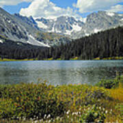 Indian Peaks Wilderness Area, Colorado Art Print