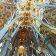 Inner Sagrada Familia Ii Art Print