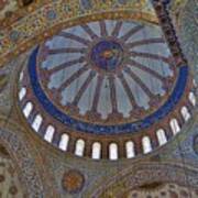 Inside The Blue Mosque Art Print